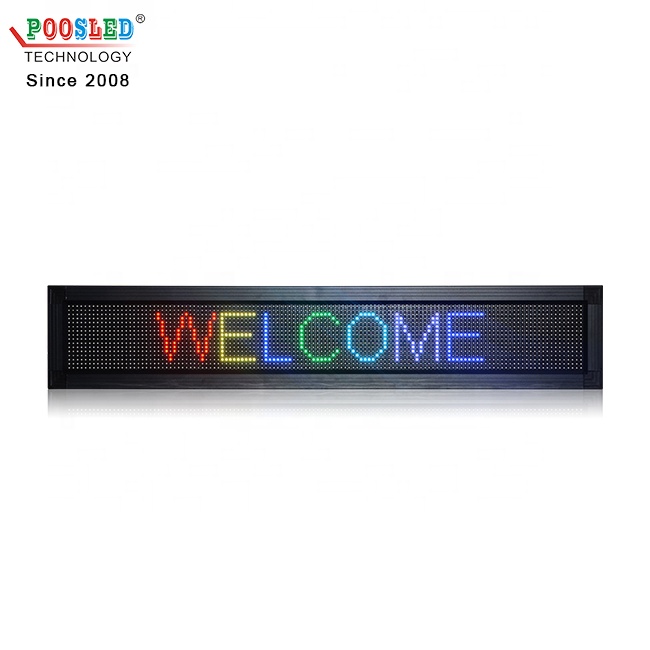 Professional Wholesale Indoor P10 RGB 4x1 Electronic Scrolling Message Board