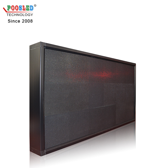 Aluminum Frame Indoor P4.75 Single Red APP Programmable Led Display Board