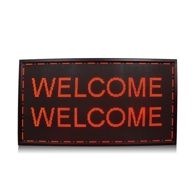 Aluminum Frame Indoor P4.75 Single Red APP Programmable Led Display Board