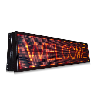 Popular P10 Outdoor Single Red Programmable Led Sign