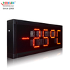 New Arrival Small Size 6 Inch Single Red Led Temperature Sign