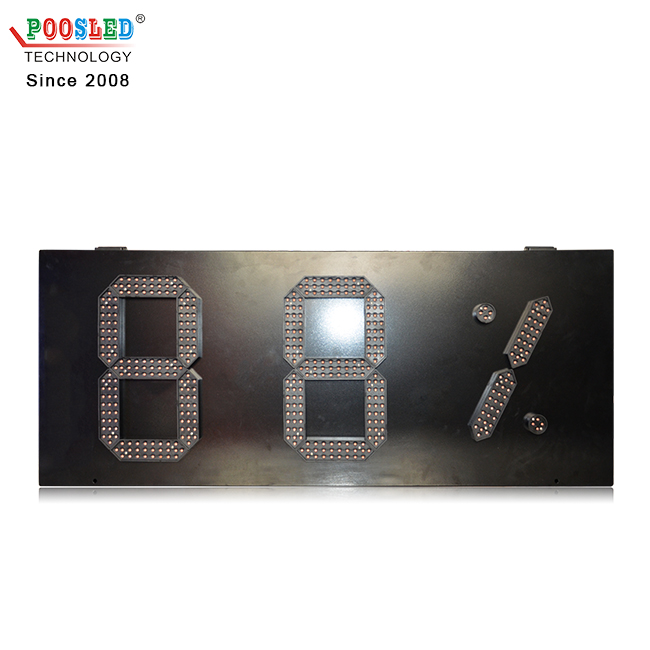 New Design 10'' Red Outdoor Digital Led Display Board Humidity Sign