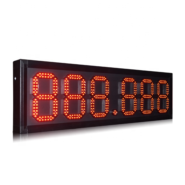 Super Design Wireless Control 8 Inch 888.888 Gas Station Led Price Sign