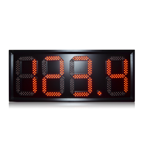 Lightweight 7 Segment 10 Inch Red 888.8 Wireless Control Led Gas Price Sign