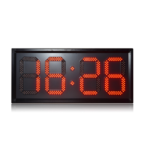 Popular 10 Inch Outdoor Red 88:88 Led Digital Clock