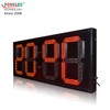 7 Segment Digit Sign Outdoor Digital Wall Clock Large Led Temperature Display