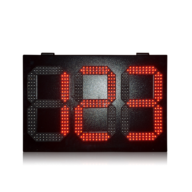 Outdoor Using Iron Cabinet 10 Inch 3 Digits 888 Red Outdoor Led Display for Countdown Timer