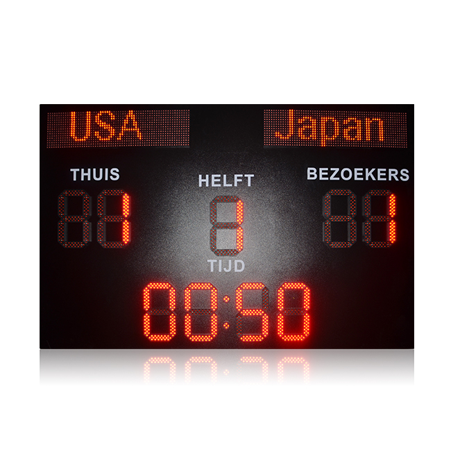 Professional Wholesale 10 Inch Outdoor Single Red Led Football Scoreboard