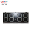 IP53 Outdoor Using Iron Cabinet LED Time And Time & Temperature Sign Wireless Control