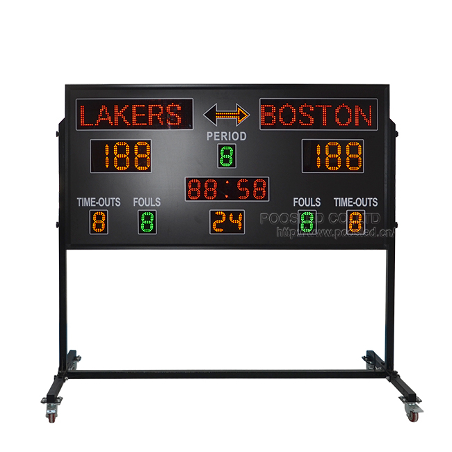Hot Sale 6 Inch Pcb Digit Electronic Led Basketball Scoreboards