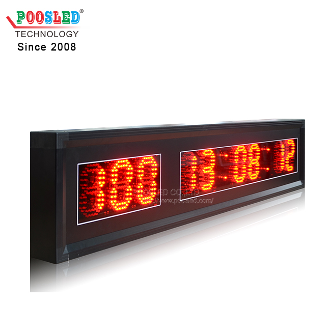 Red 4 Inches LED PCB Board 100 Days & Time Countdown