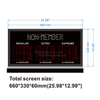 New Design High Brightness Two Grades Fuel Price Topper