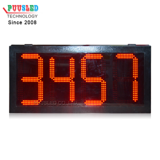 Outdoor 12inch PCB digit number led gas price sign 8888 gas station led price display