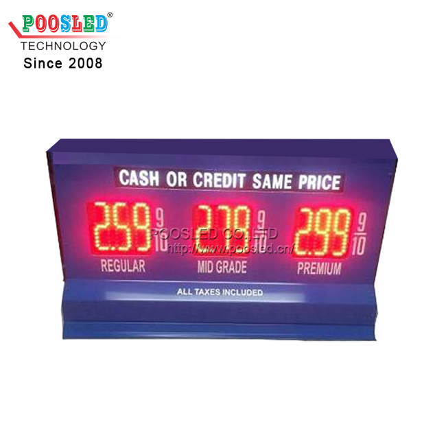 Hot Sale American 8.88 9/10 Led Pump Topper LED Gas Price Sign