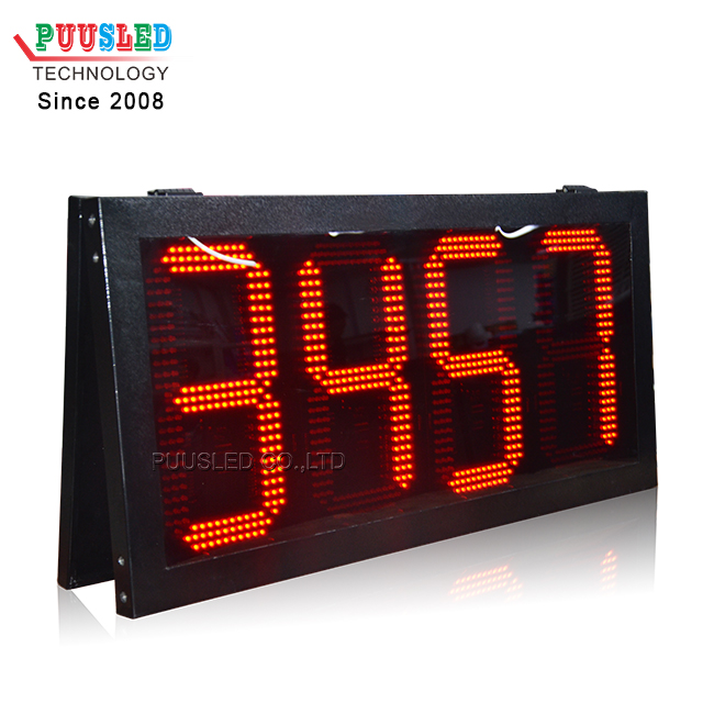Outdoor 12inch PCB digit number led gas price sign 8888 gas station led price display