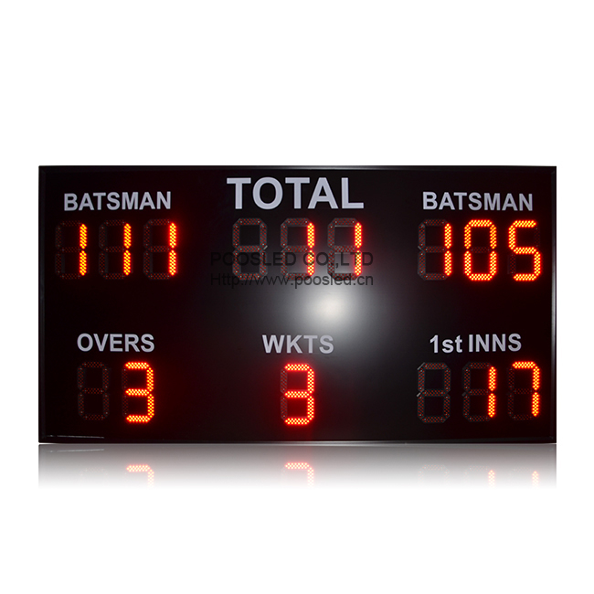 New Design High Brightness Wireless Control Led Cricket Scoreboard