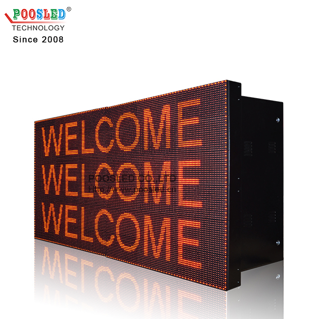 Factory Manufacture Outdoor Waterproof P10 Red Led Display