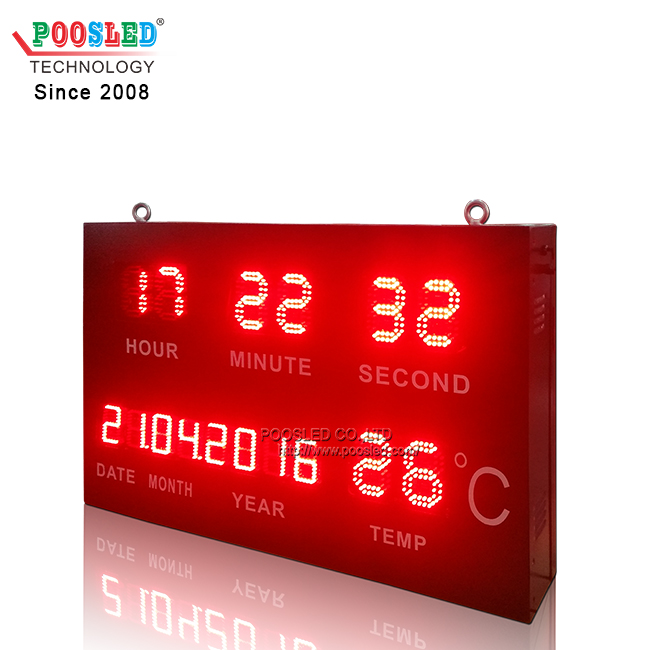 12 Years Experience LED Sign Manufacturer Wholesale Time & Temp Sign