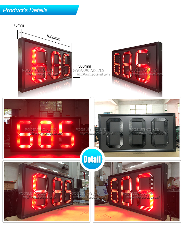 Factory Directly Provide Led Countdown Timer 888 High Quality LED Sign 