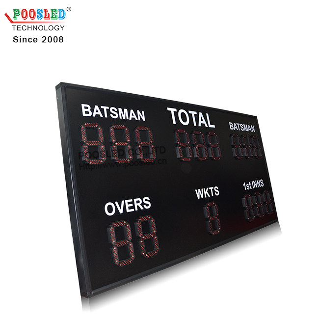 New Design High Brightness Wireless Control Led Cricket Scoreboard