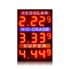 Super Design 10 Inch Red 3 Lines 8.88 9 Led Signs for Gas Station 