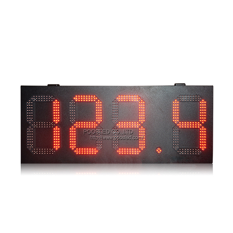 Waterproof Cabinet 12'' High Brightness Red 888.8 Digital Led Gas Price Sign