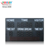New Type LED Digit Module iron Cabinet Outdoor LED Football Scoreboard with Scrolling Sign Soccer Scoreboard
