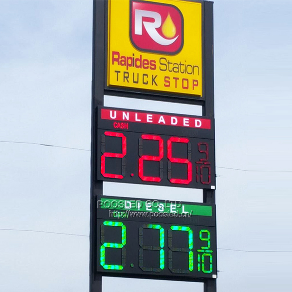 America Oil Price Sign