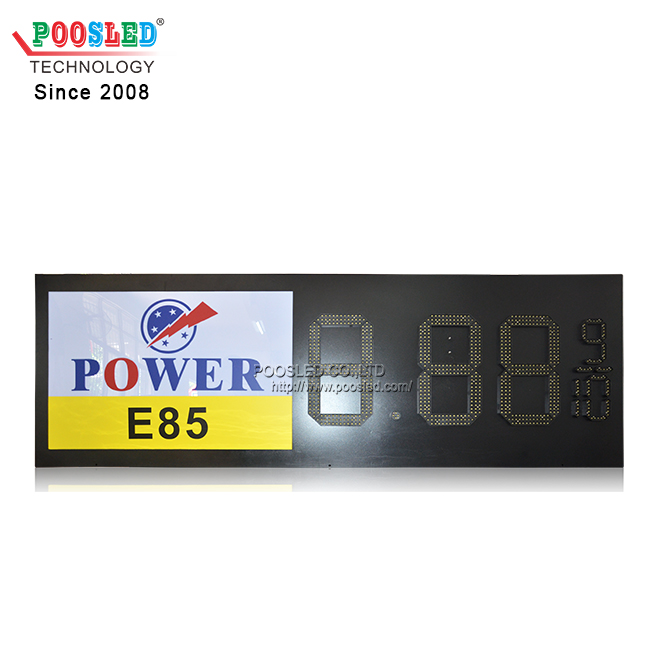 Amercian Style D15"+D6"-Y-8.889/10 LED Gas Price Sign Waterproof Iron Cabinet 